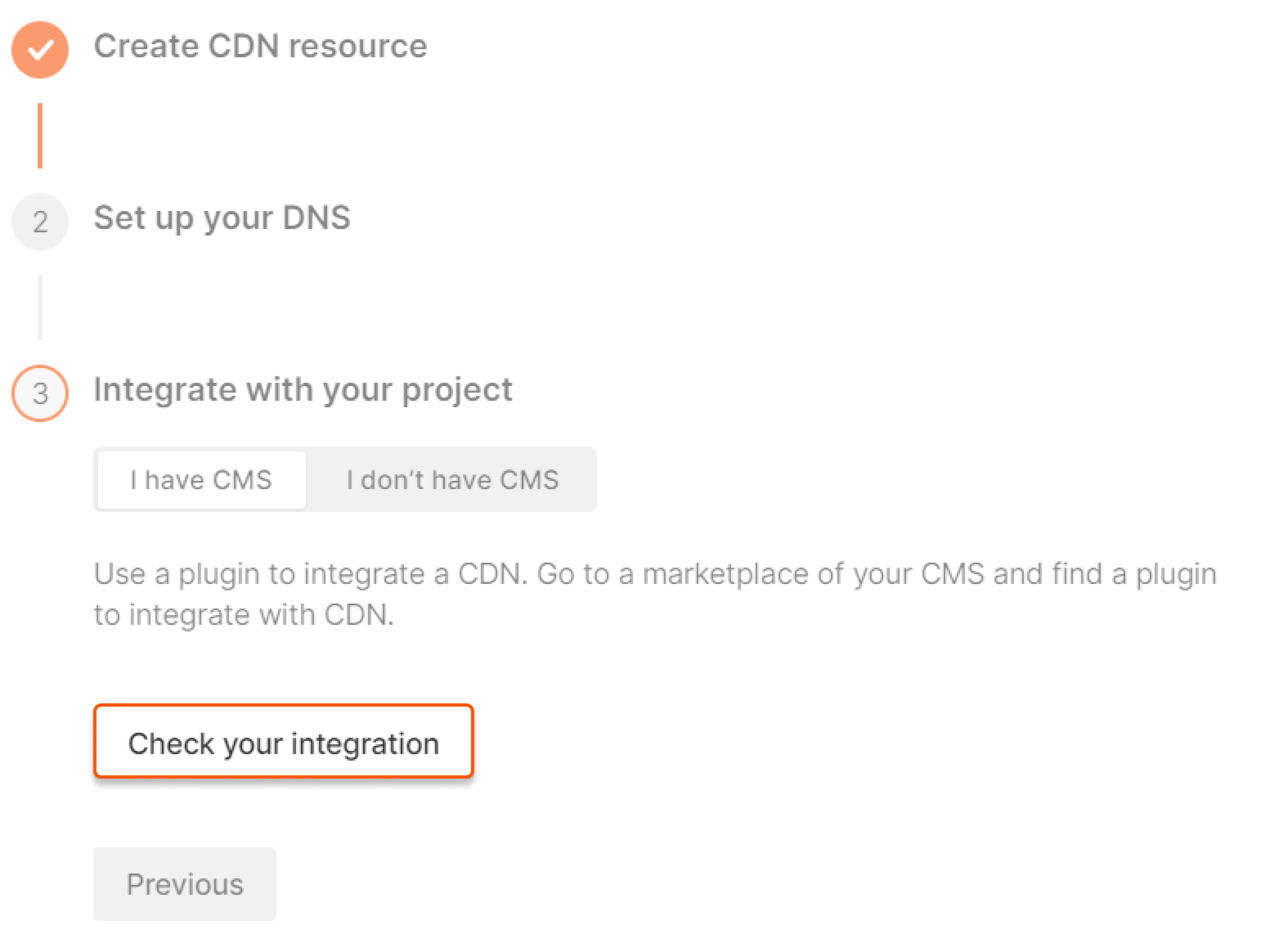 Check your integration