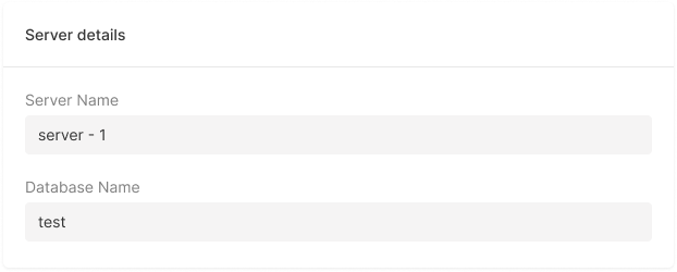 manage postgresql specify server details