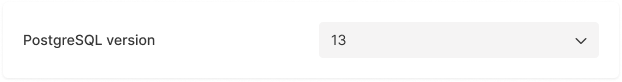 manage postgresql select version